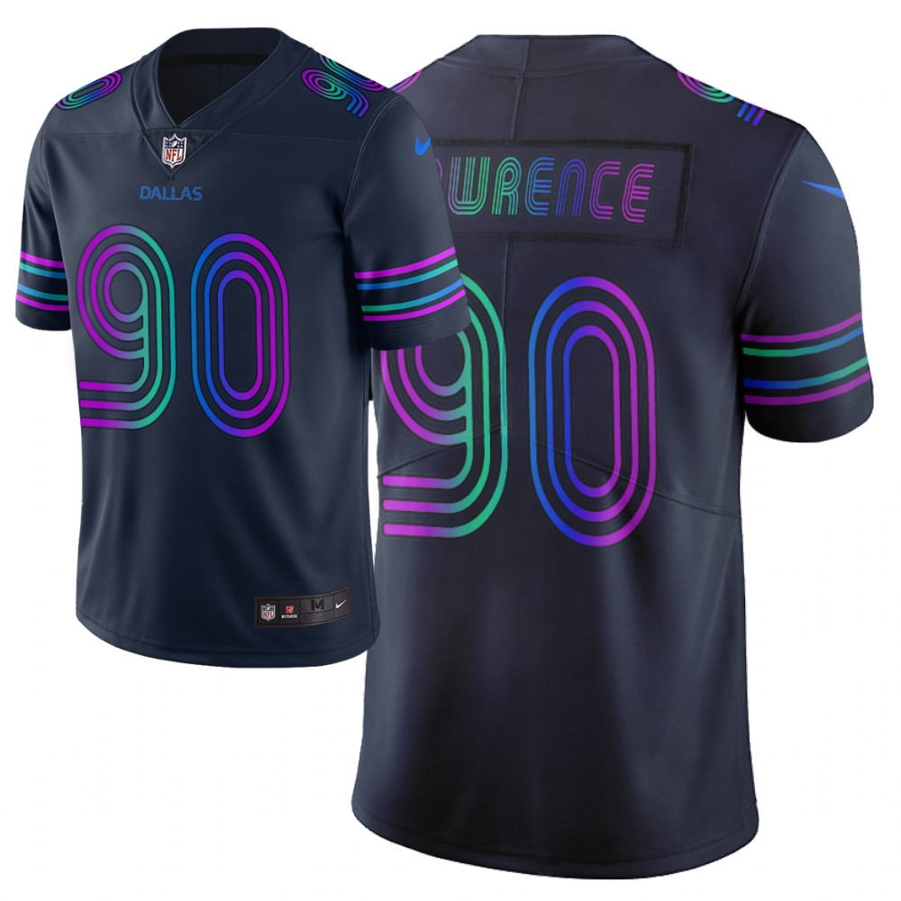 Men Nike NFL Dallas Cowboys #90 demarcus lawrence Limited city edition navy jersey